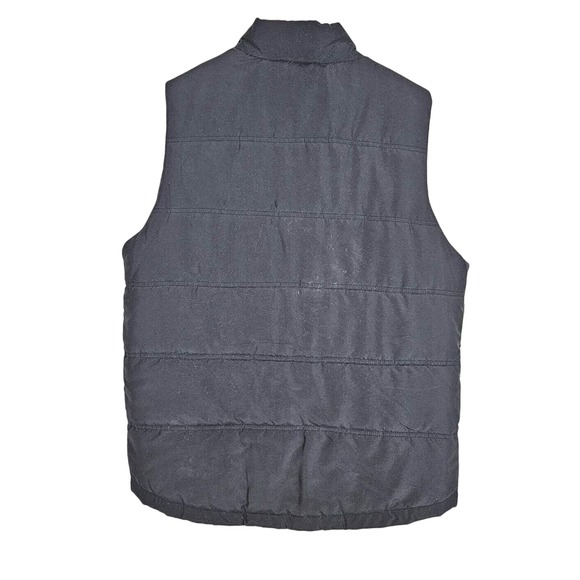 Weatherproof Mens Large Puffer Vest Full Zip Pockets Blue Outdoors Rugged Hiking - Picture 5 of 10